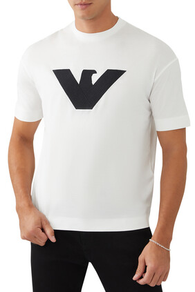 Eagle Logo Print T-Shirt